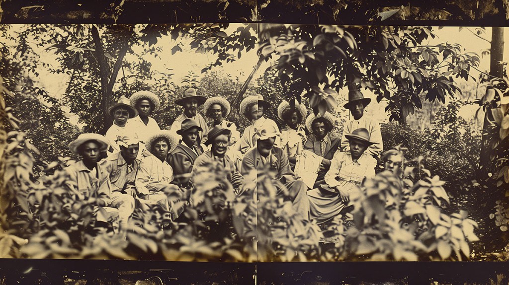 Result of prompting Midjourney with “Stereograms, 1900” in June 2024.